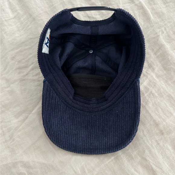Aviator Nation Navy Corduroy Snap Back Adjustable Hat - Picture 3 of 8